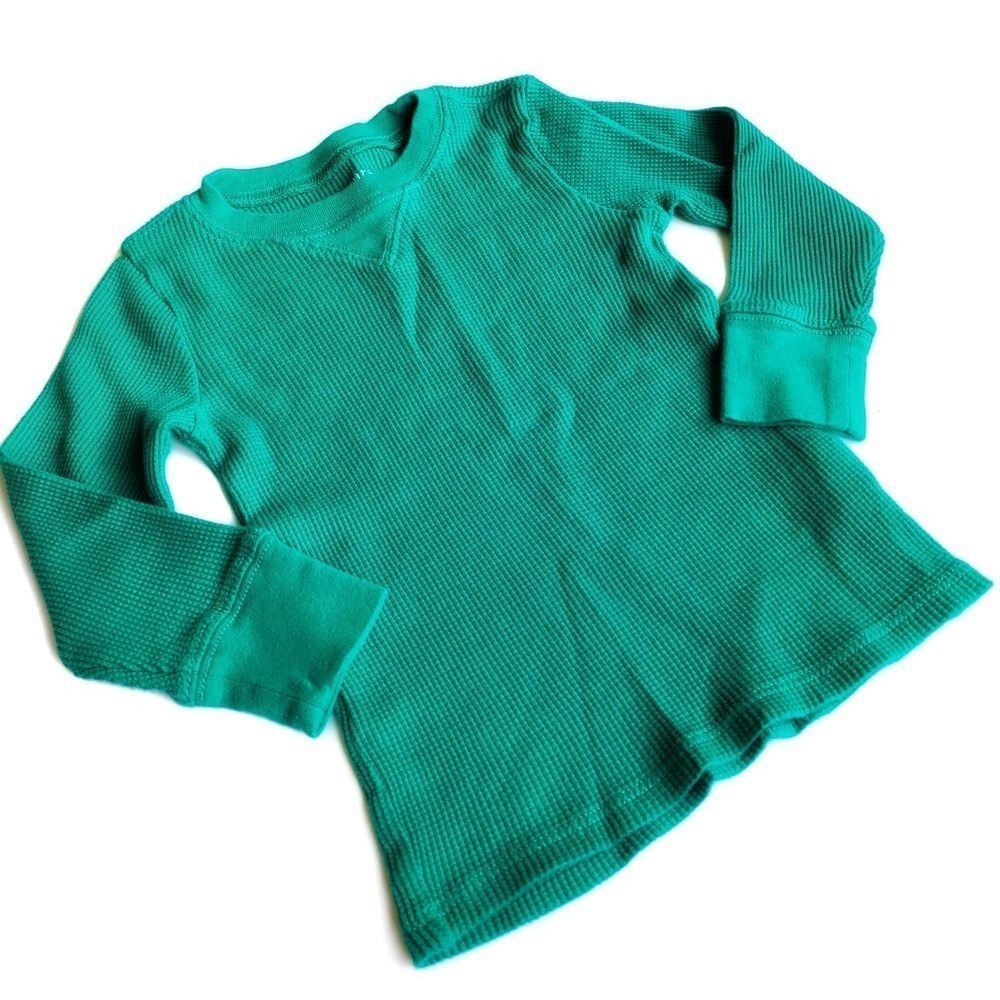 Crewcuts 2T Everyday Thermal Top Holiday Green